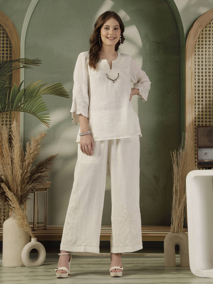 Laces and beads co-ord set